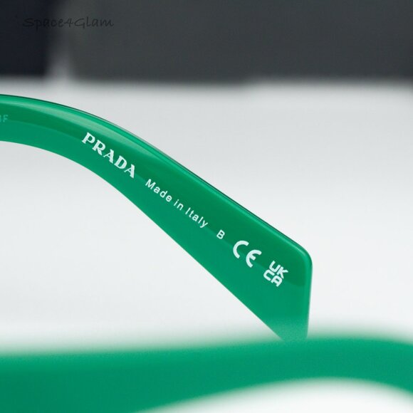 BRAND NEW Prada PR27ZS 11L08Z Mango Dark Grey Square Unisex Sunglasses 0PR 27ZS - Picture 6 of 11